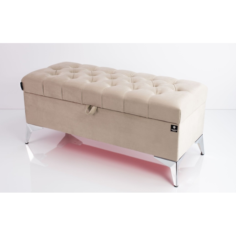 Tufted Storage Bench Chesterfield Q-2 Casablanca 2303